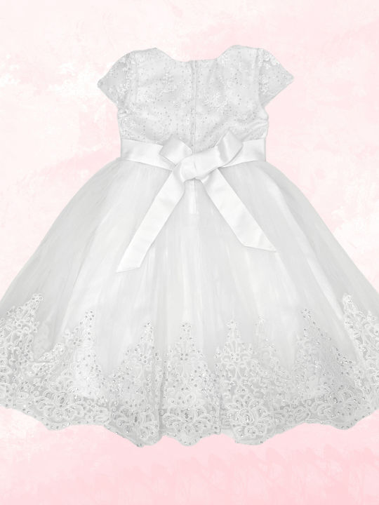 Memoirs Children's Dress Tulle White