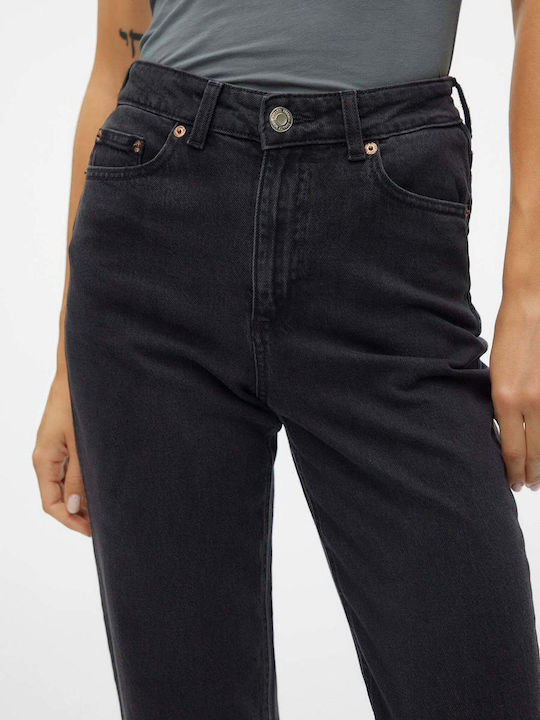 Jean Damă High Rise Fit Mama Gri
