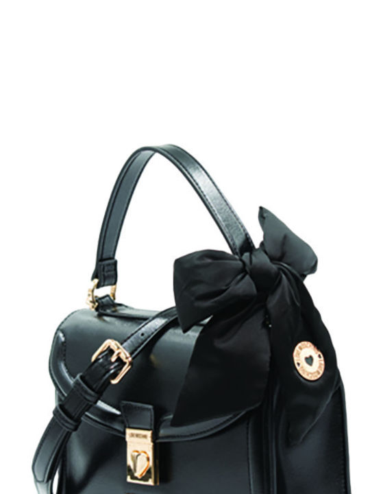 Moschino Leather Women's Bag Hand Black