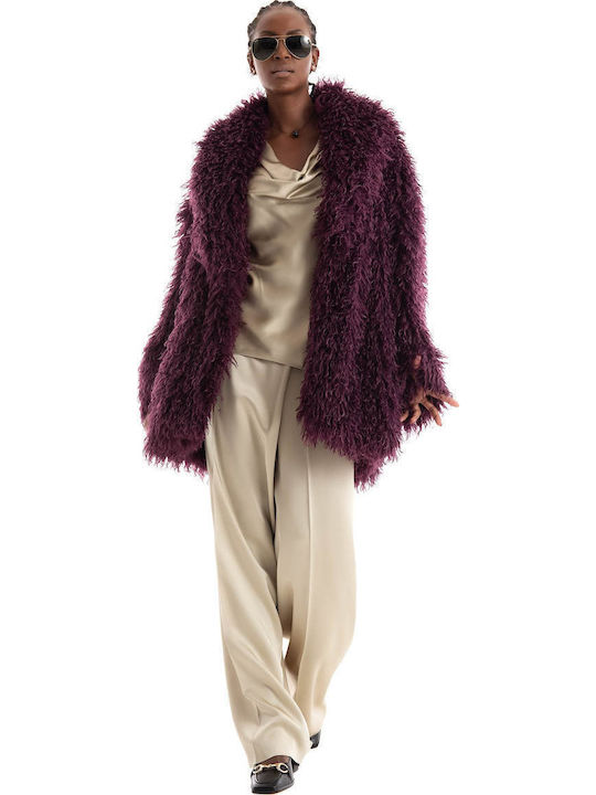 Tesela Damen Stoff Hose Pearl