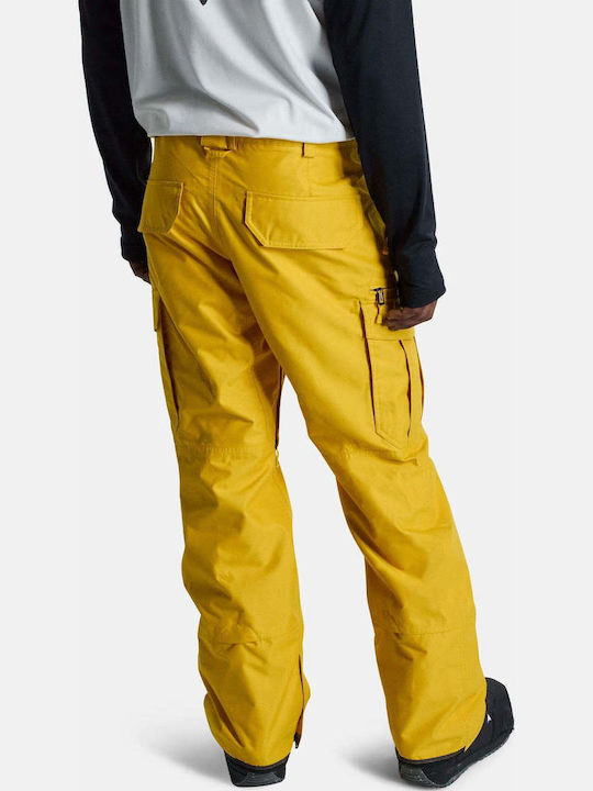 Burton Cargo 2l 13166110702 Ανδρικό Παντελόνι Σκι & Snowboard Κίτρινο