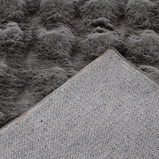 Beauty Home Motion Art 9650 Modern Bedroom Rugs Set Charcoal 2024965000064 3pcs