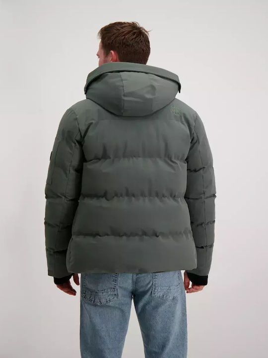 Winter Jacke Olive