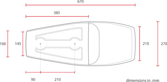 Moto Discovery Седалка за мотоциклет SCR5-BROWN-MD