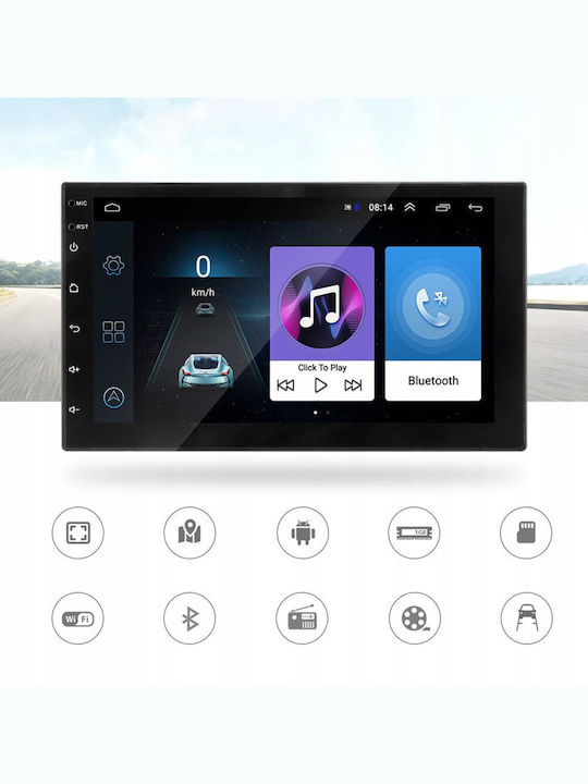 Android GPS Auto-Video-Player Inklusive Rückfahrkamera 2-DIN Größe 7-Zoll Touchscreen 4 x 45W Modell WDS-40 Bluetooth Freisprecheinrichtung Radio MP3 WMA MP4 Fernbedienung
