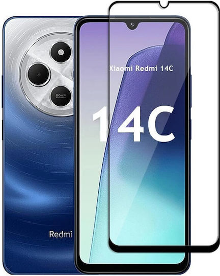 Μετριασμένο Γυαλί 3d Xiaomi Redmi 14c Μαύρο Πλαίσιο