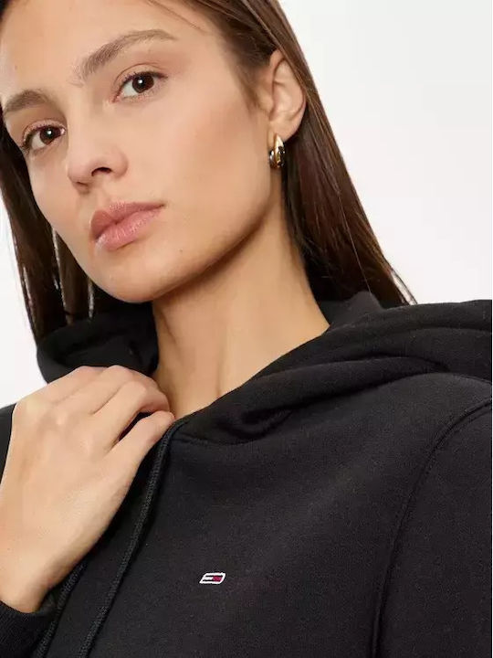 Women's Sweatshirt Hooded Black