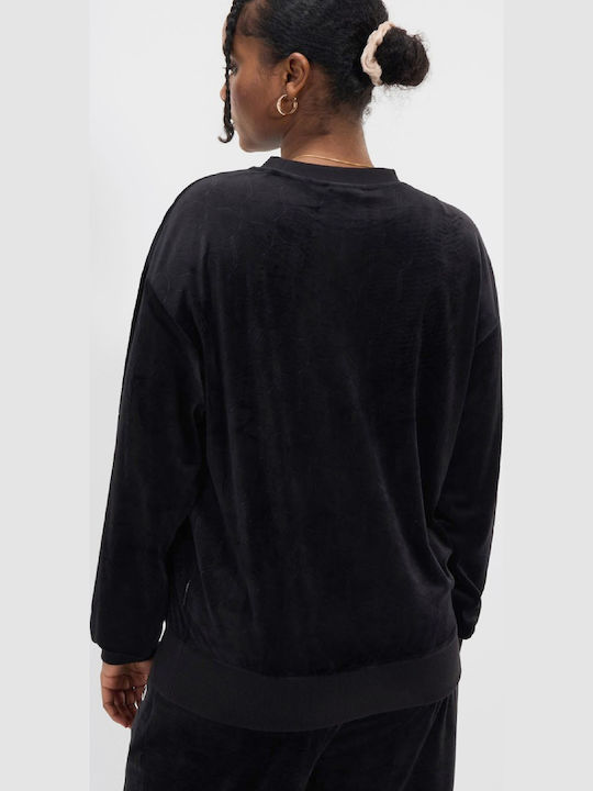 Sartoria Twilight Μακρύ Γυναικείο Φούτερ Black