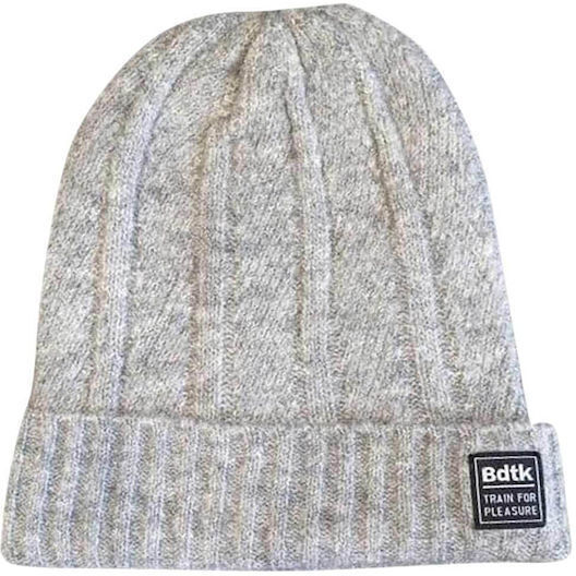 Beanie Unisex Beanie Knitted in Gray color