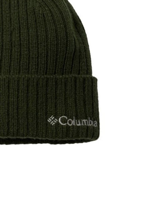 Columbia Beanie Unisex Beanie Knitted in Green color