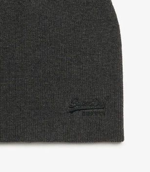 Beanie Unisex Σκούφος Πλεκτός σε Γκρι χρώμα