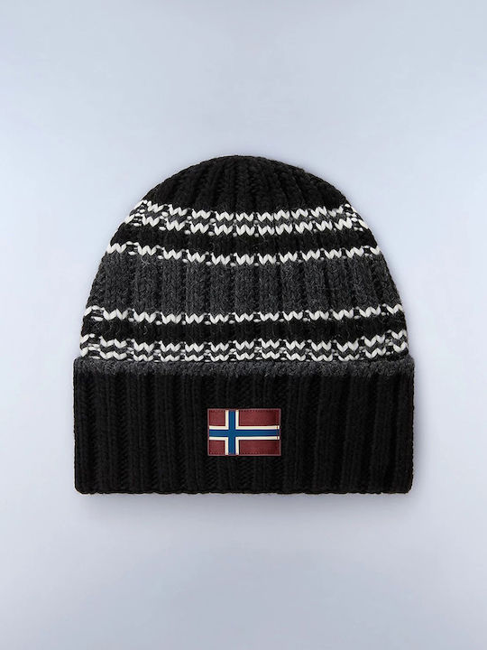 Beanie Ανδρικός Σκούφος Πλεκτός σε Μαύρο χρώμα