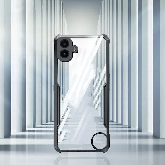 Калъф против изпускане за Nothing Cmf Phone 1, хибриден, черен