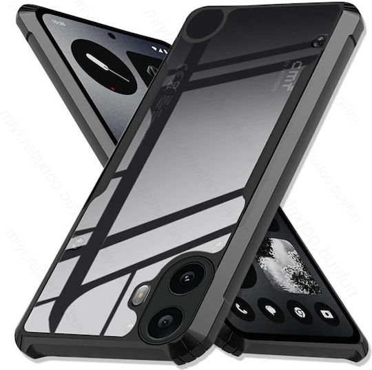 Калъф против изпускане за Nothing Cmf Phone 1, хибриден, черен