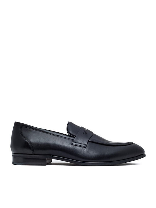 Men's Leather Moccasins Black