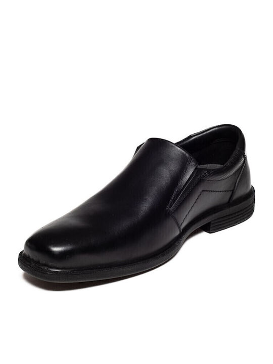Δερμάτινα Ανδρικά Loafers σε Μαύρο Χρώμα