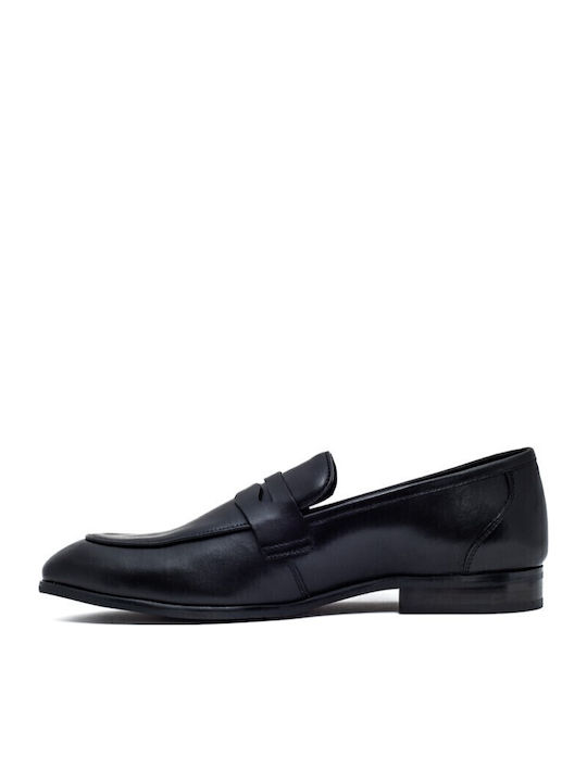 Men's Leather Moccasins Black