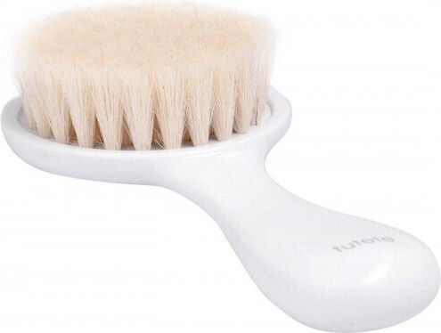 Tutete Baby Brush & Comb White 2pcs