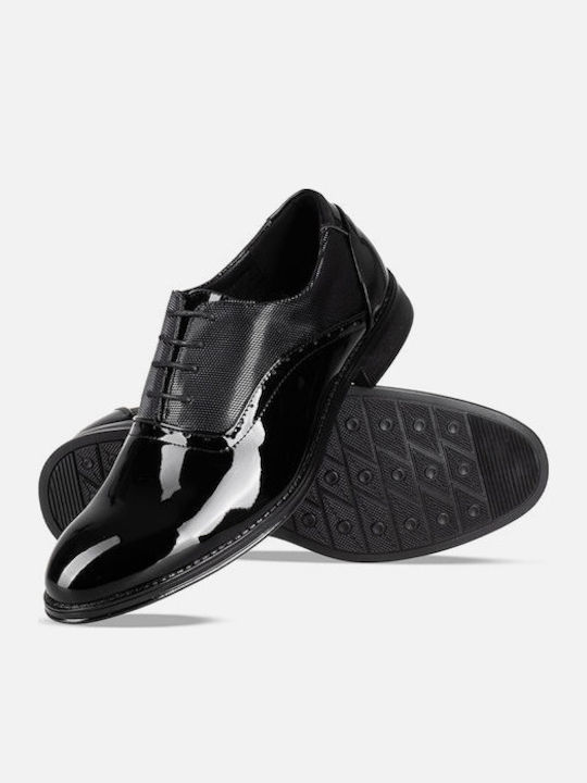 Men's Synthetic Leather Casual Shoes Black