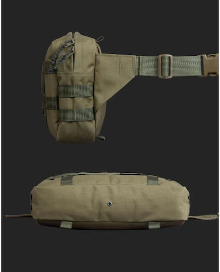 Savotta Militärische Tasche Taille aus Cordura Schwarz 7Es