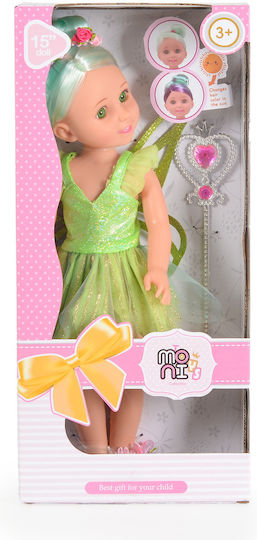 Moni Μωρό Κούκλα Doll για 3+ Ετών 38 εκ.