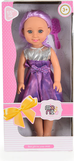 Moni Μωρό Κούκλα Doll για 3+ Ετών 38 εκ.