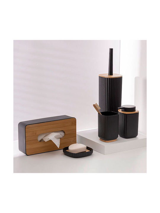 Wenko Dispenser Plastic Black 250ml