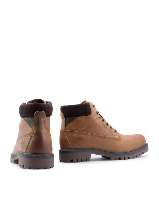 Leather Brown Men's Boots