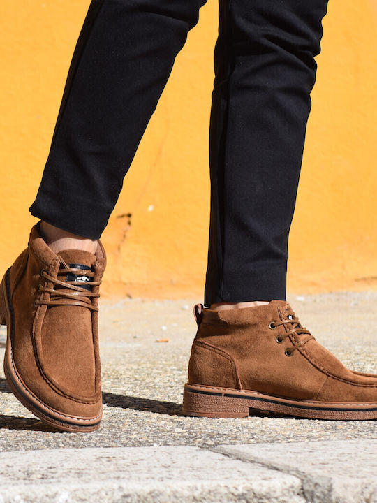 Wildleder Herrenstiefel Braun