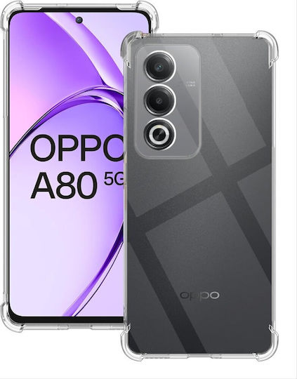 Oppo A80 Stoßfeste Transparente Hülle
