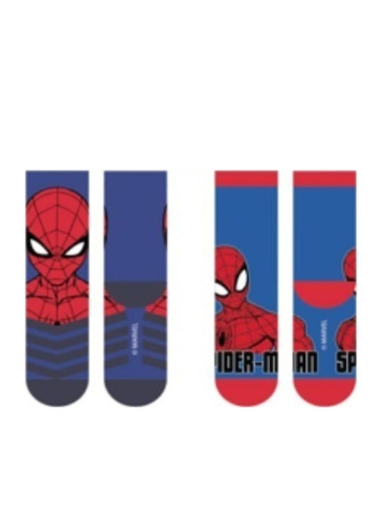 Disney Παιδικές Κάλτσες Spiderman Πολύχρωμα 2 Ζευγάρια Disney Παιδικές Κάλτσες Spiderman Πολύχρωμα 2 Ζευγάρια