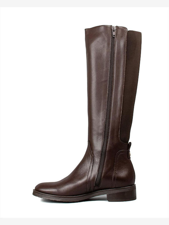 Wonders Leather Women's Boots Brown