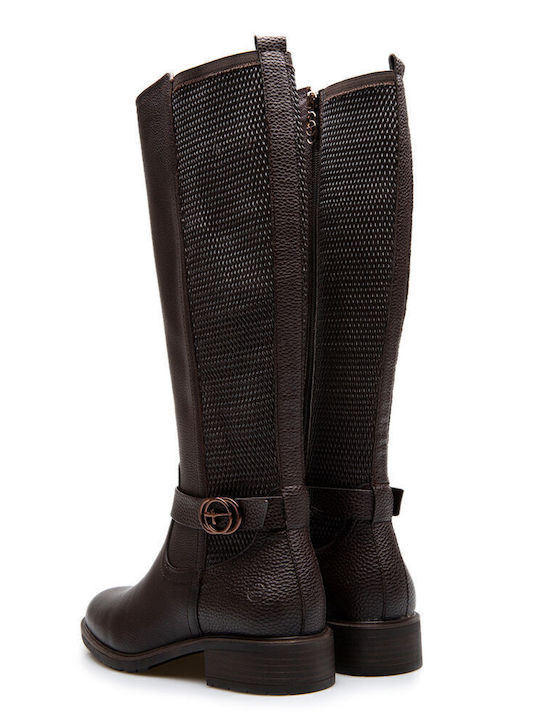 Leather Women's Boots Brown