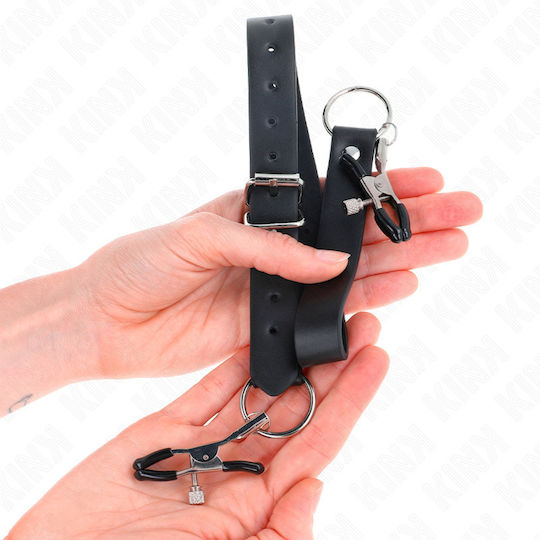 Kink Nipple Clamps in Black Color