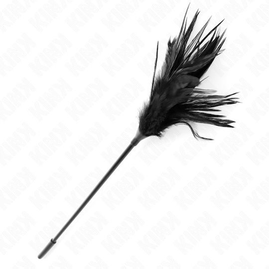 Kink Kitzelfeder in Schwarz Farbe