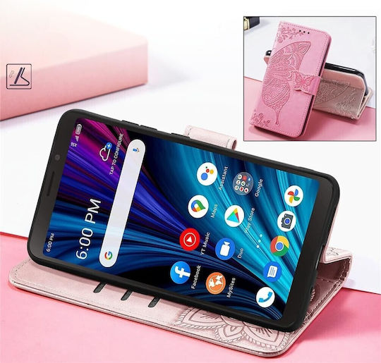 Θήκη Πτερύγιο T Phone 2 5g Butterfly Ροζ Rose Gold
