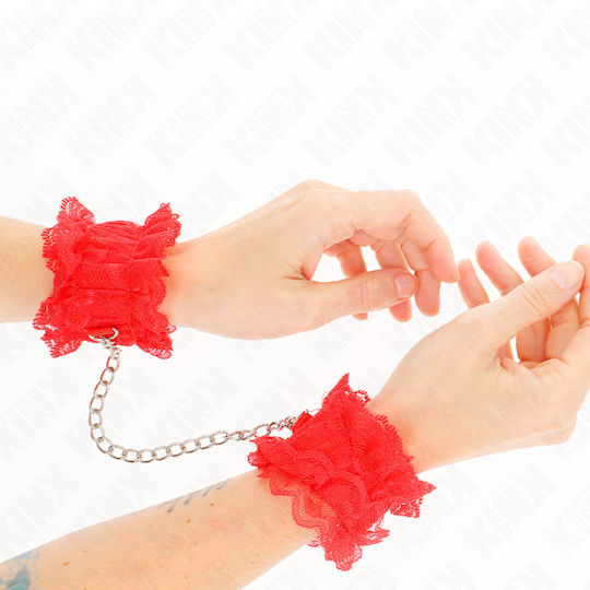 Kink Handcuffs in Red Color