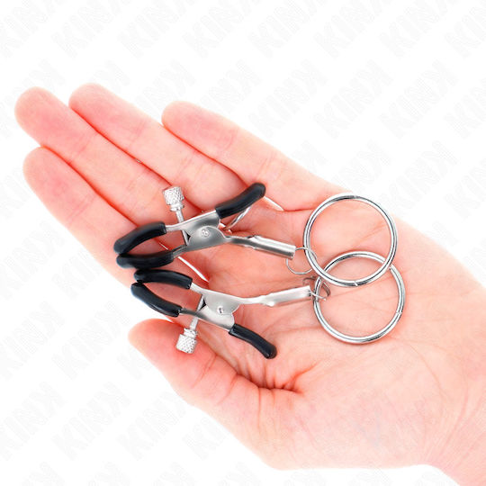 Kink Cleme pentru Sfârcuri în Culoare Negru