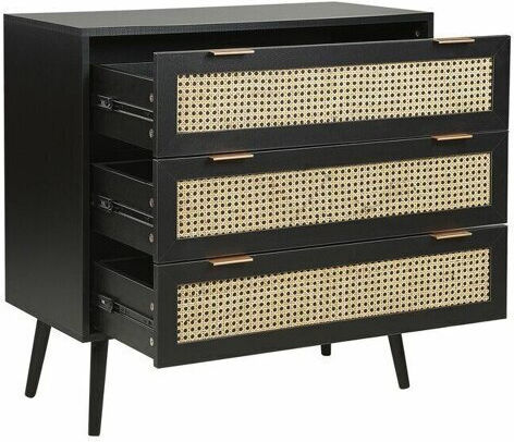 Kommode aus Holz & Metall Berwyn 149 80x40x80cm