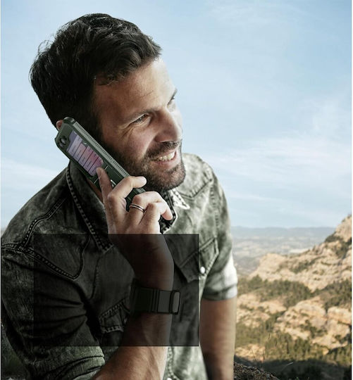 Carcasă robustă Samsung Galaxy Z Flip 5 5G Dexnor cu suport clip Verde