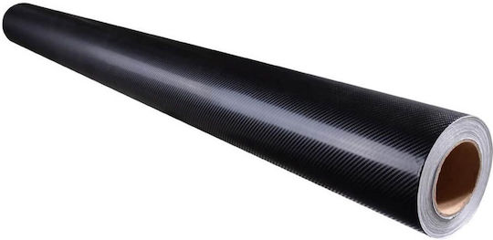 Black Glossy 5d Carbon Car Wrap Film 3m X 1.52m