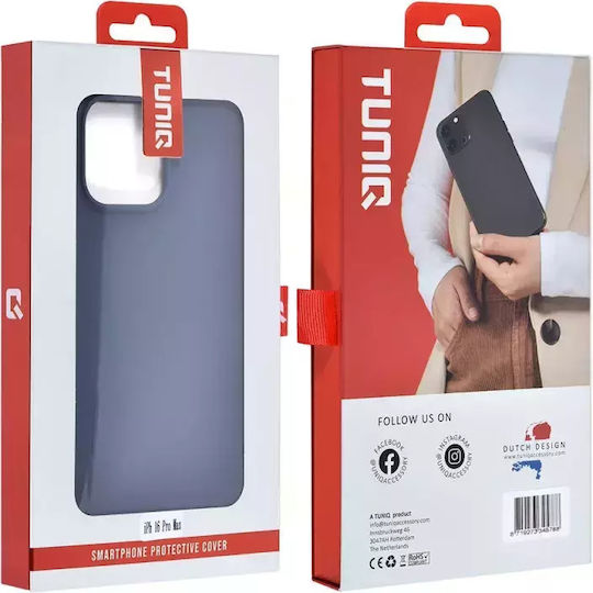 Tuniq iPhone 16 Pro Max Premium Liquid Silicone Case Dark Blue