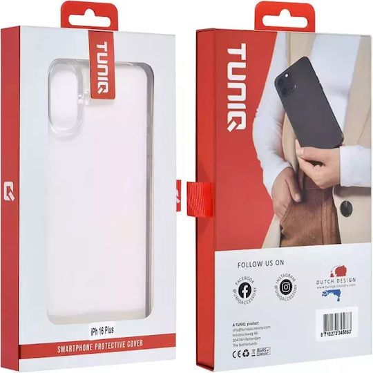 Tuniq Iphone 16 Plus Θήκη Σιλικόνης Διάφανη