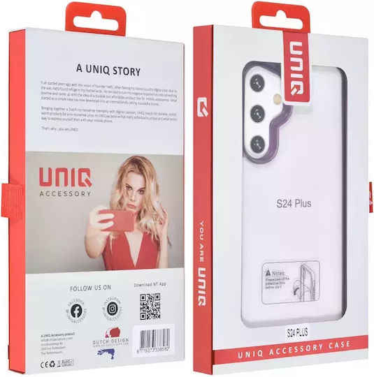 Tuniq Samsung Galaxy S24 Plus Σκληρή Θήκη Πλαίσιο Σιλικόνης Purple