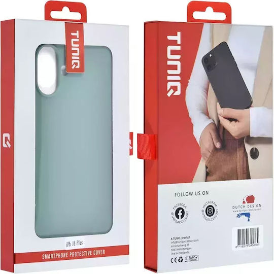 Tuniq iPhone 16 Plus Премиум Калъф от Течен Силикон Зелен