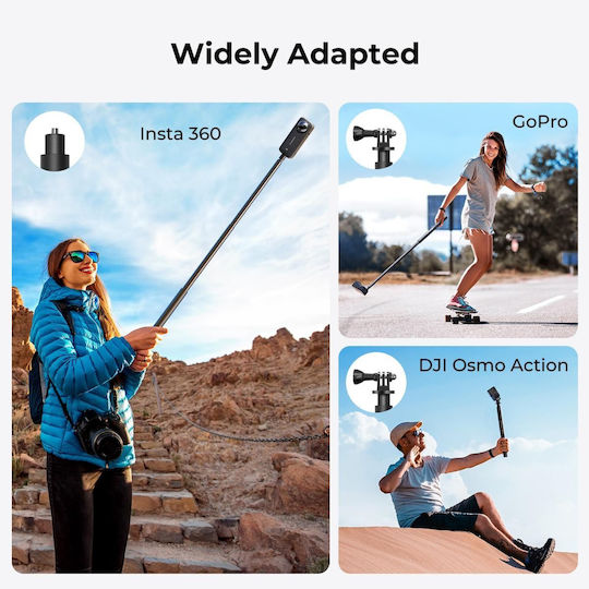 K&F Concept Selfie Stick for Insta360 / GoPro / DJI Hero 13 KF09.132
