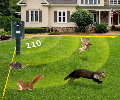 Ultraschallabwehrgerät Katzen / Vögel / Nagetiere 0.45x0.45m