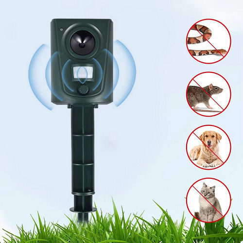 Ultrasonic Repellent Device Cats / Birds / Rodents 0.45x0.45m