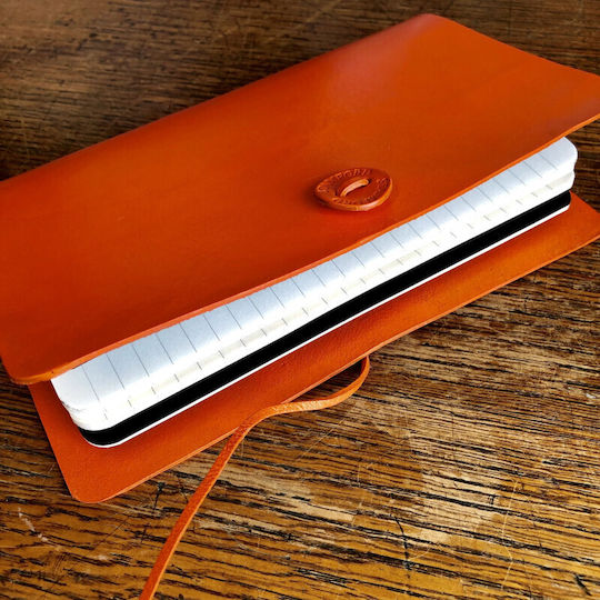 Stamford Notebook with Blank Pages Bright Range Orange PLAIN
