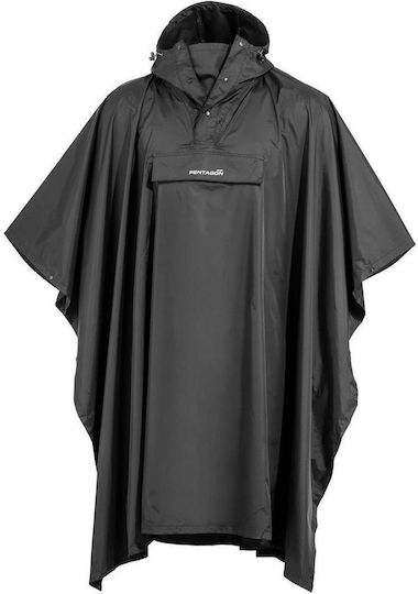 Pentagon Poncho Κυνηγετικό Αδιάβροχο Μαύρο